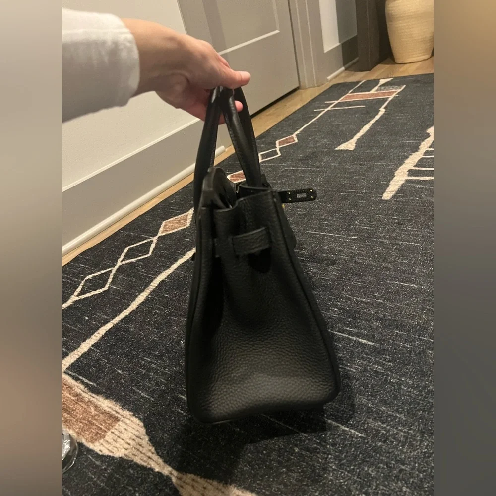 Cordae NYC Birkin Leather Handbag - Picture 5 of 6